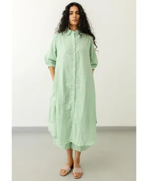 Mint Cotton Tunic Set