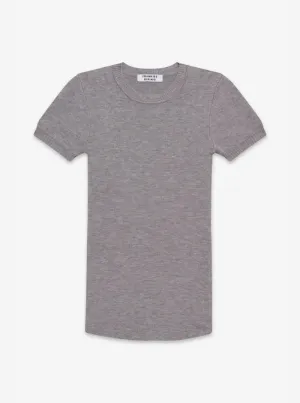 Mulholland Knit Sweater in Heather Grey