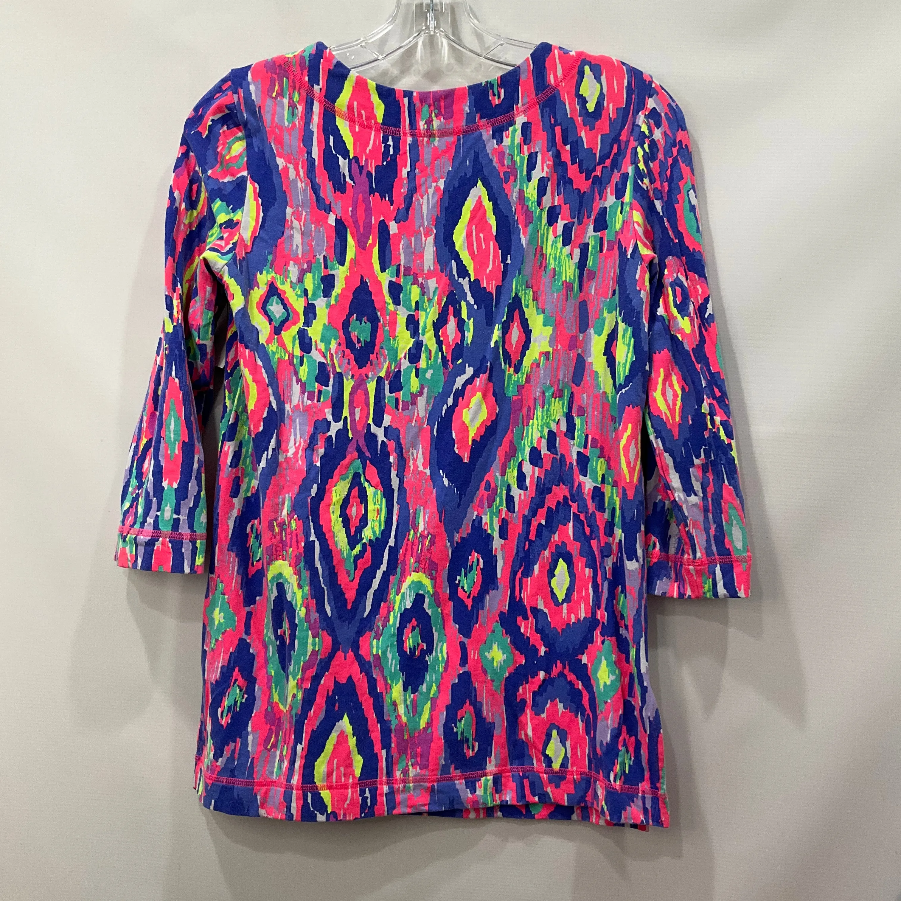 Multi-colored Tunic 3/4 Sleeve Lilly Pulitzer, Size Xs