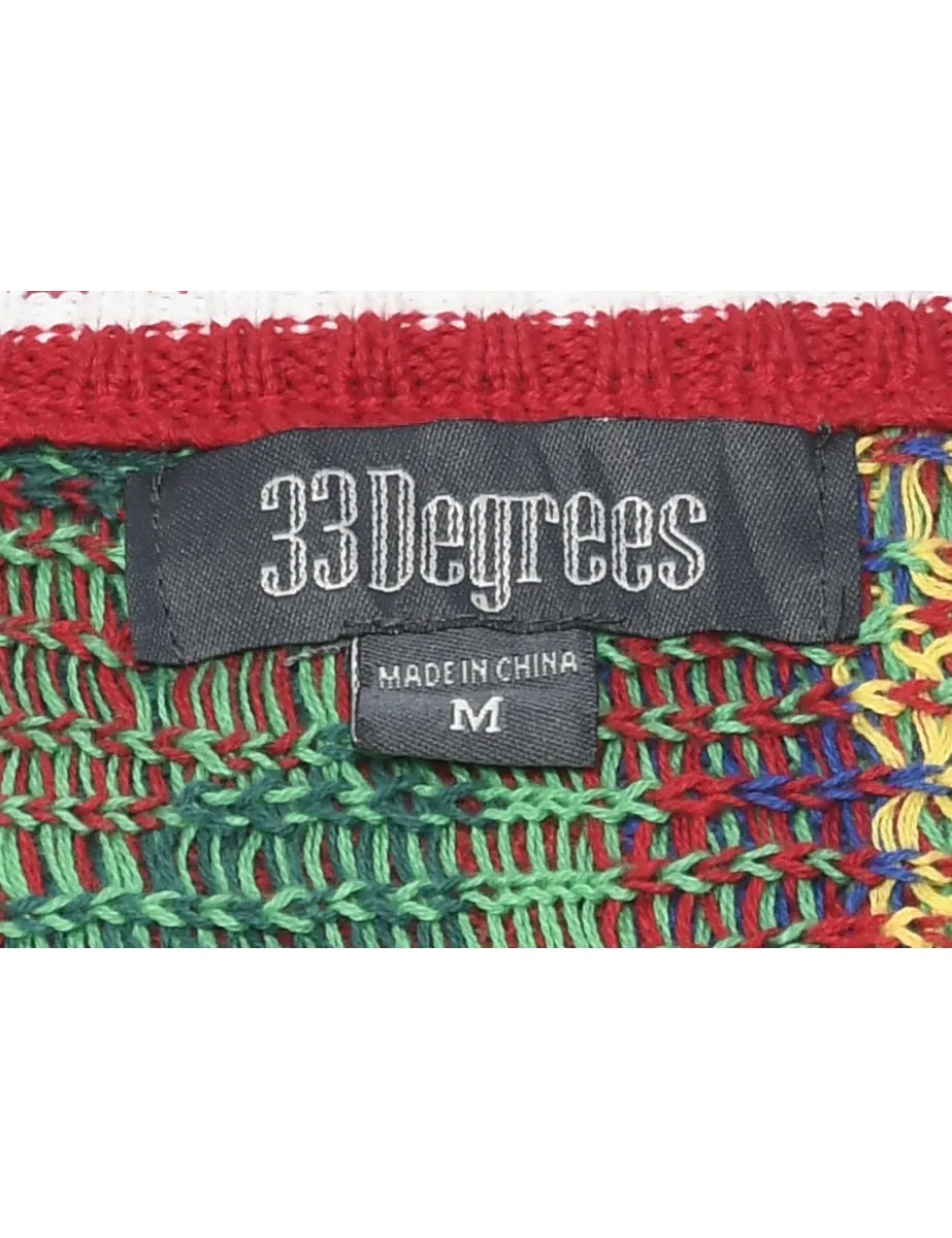Multi-colour Christmas Jumper - M