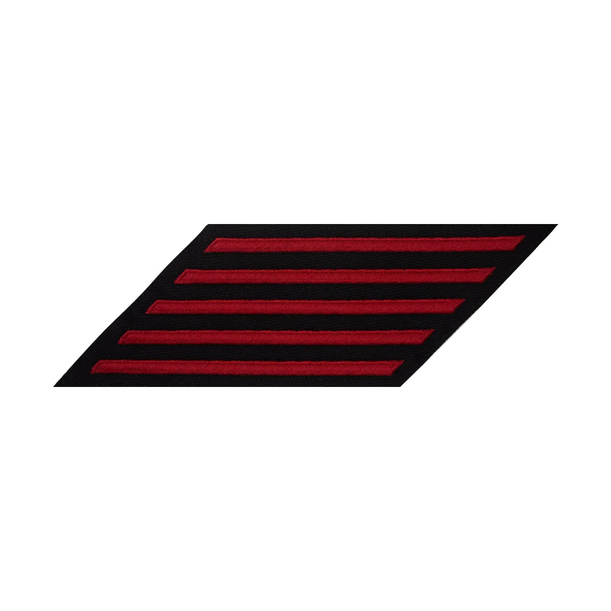 Navy Enlisted Hash Marks: Red on Blue Serge set of 5 - Female, New Serge for Jumper