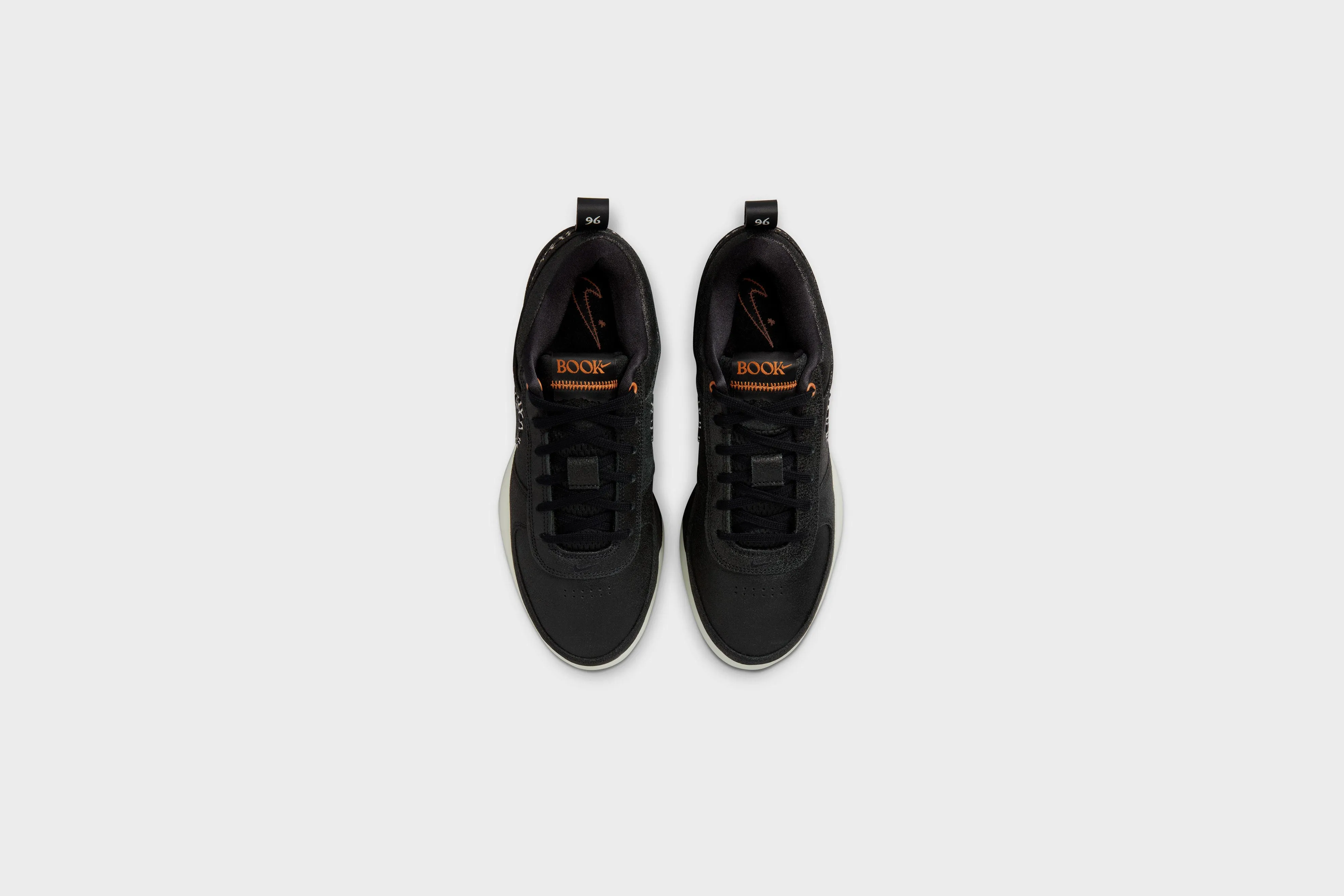Nike Book 1 (Black/Black-White-Clay Orange)
