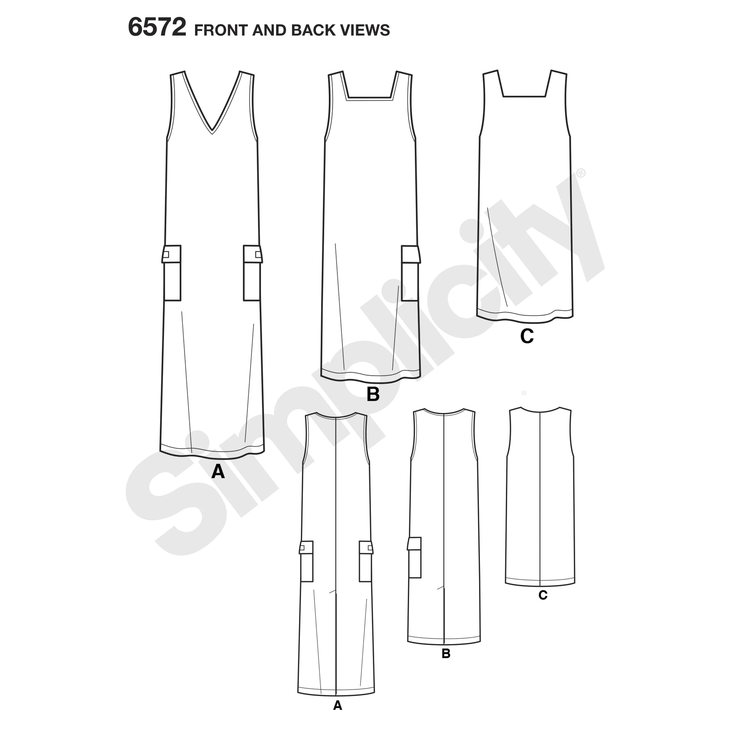 NL6572 Jumper Dress sewing pattern