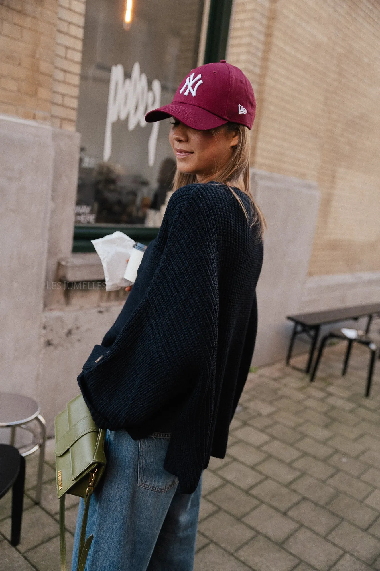 Noemie knitted jumper night sky