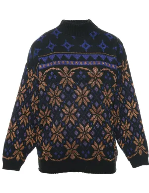 Nordic Black Jumper - M
