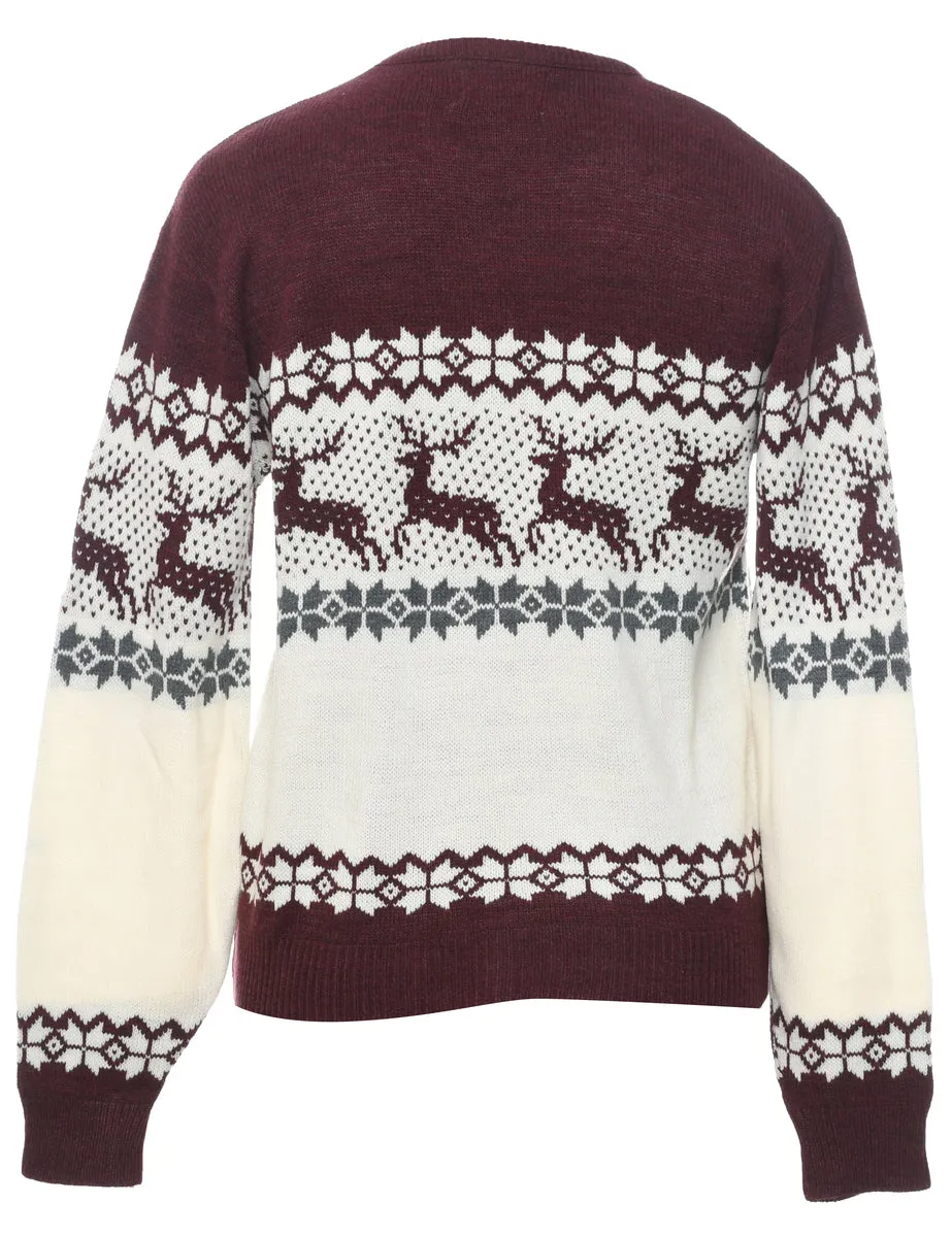 Nordic Plum Jumper - M