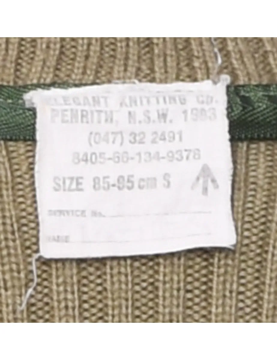 Olive Green Jumper - S
