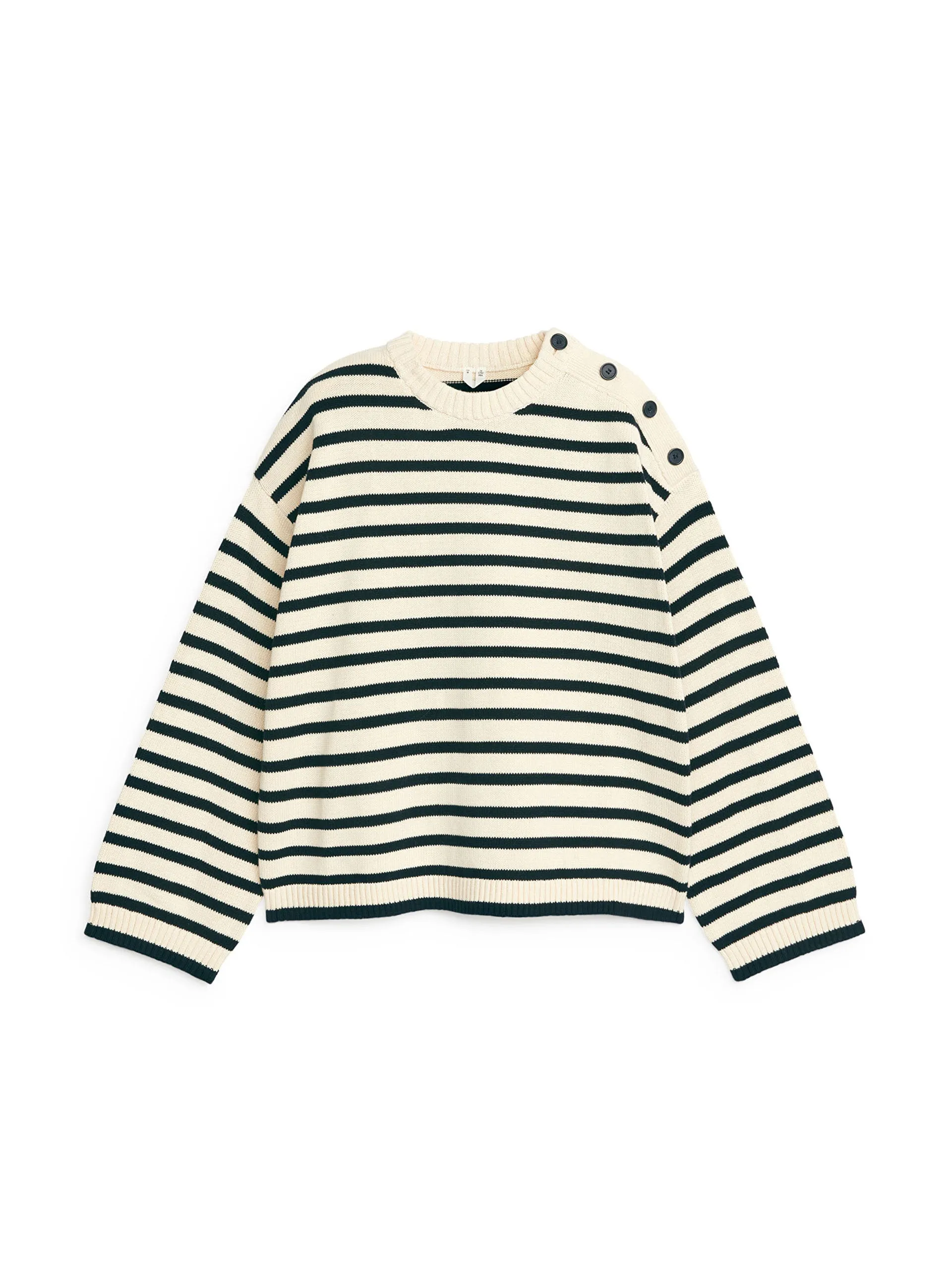 Oversized cotton jumper