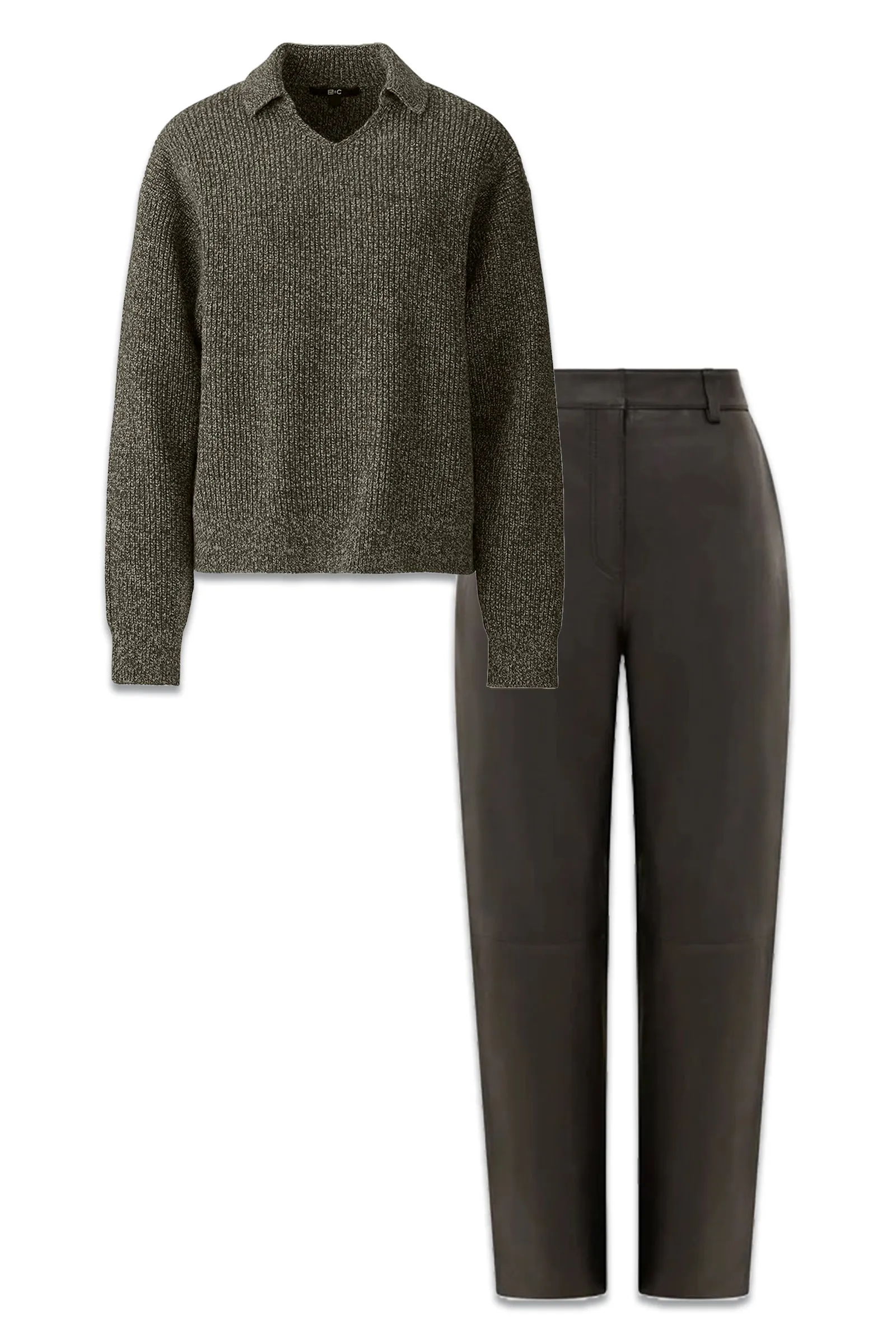 Polo Jumper, Olive