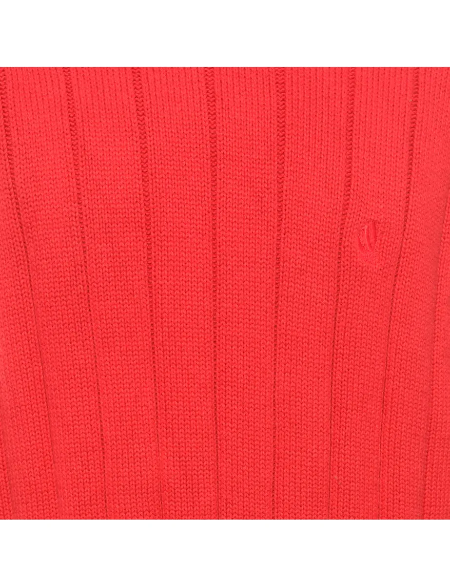 Red Nautica Striped Jumper - XL