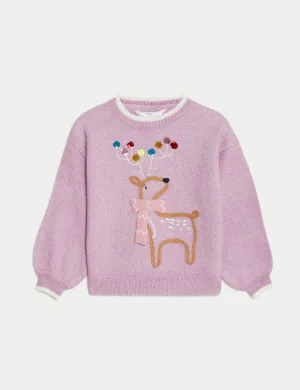 Reindeer Knitted Jumper