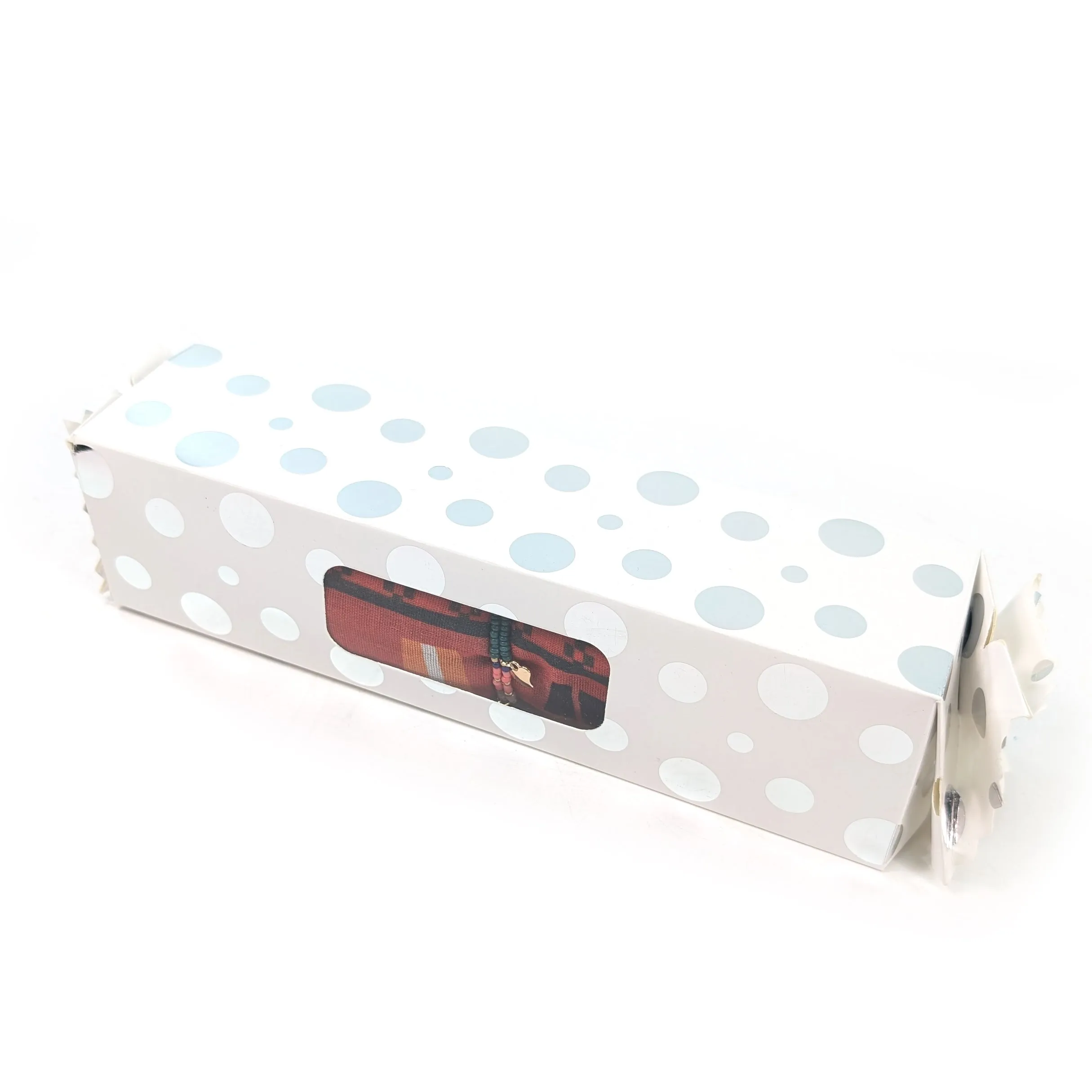 Scarf & Bracelet Gift Set in a Cracker - Christmas Jumper Style
