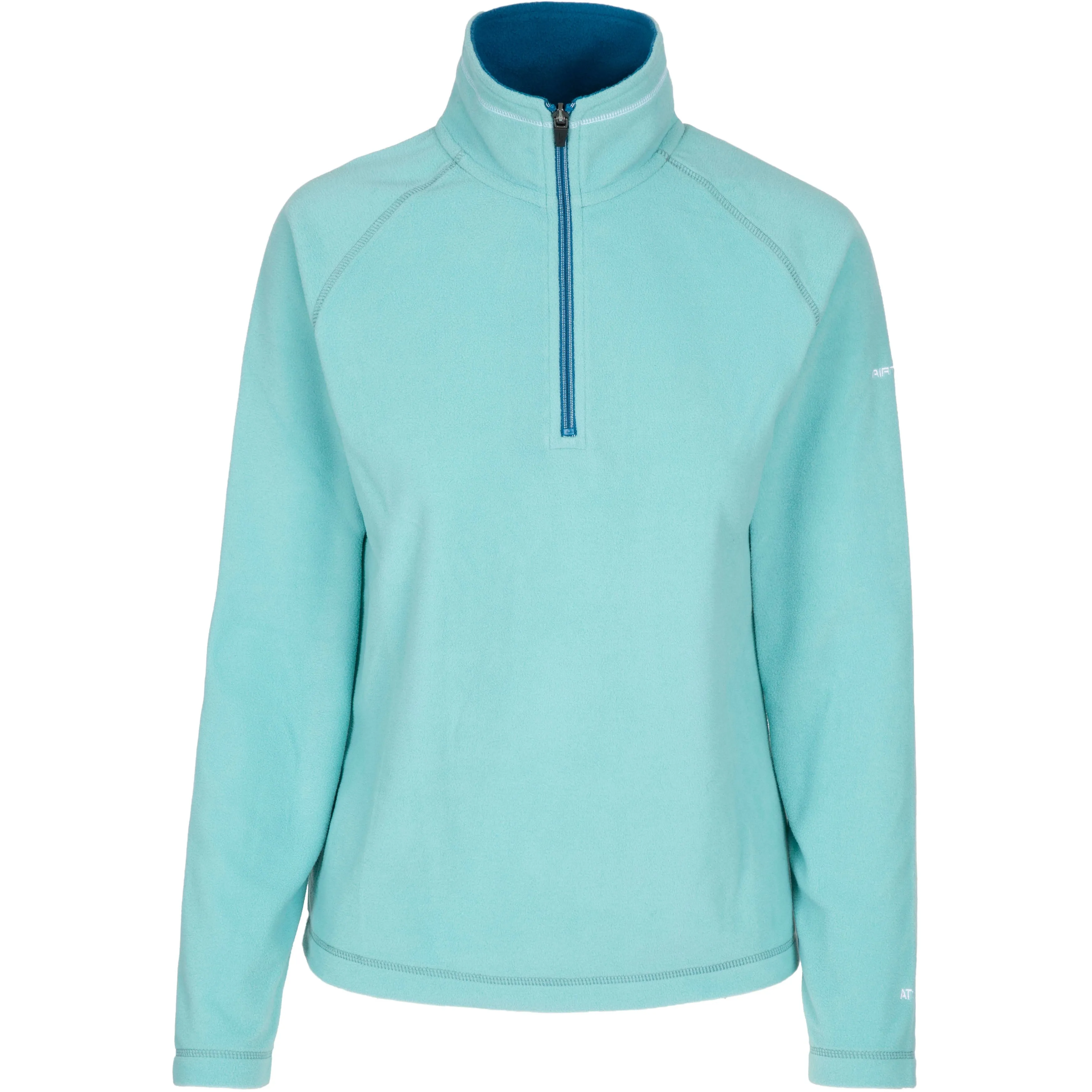 Skylar Women's Half Zip Fleece Top in Aquamarine