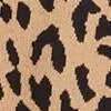 Slouchy Asymmetrical Cold-Shoulder Tunic Sweater - Leopard