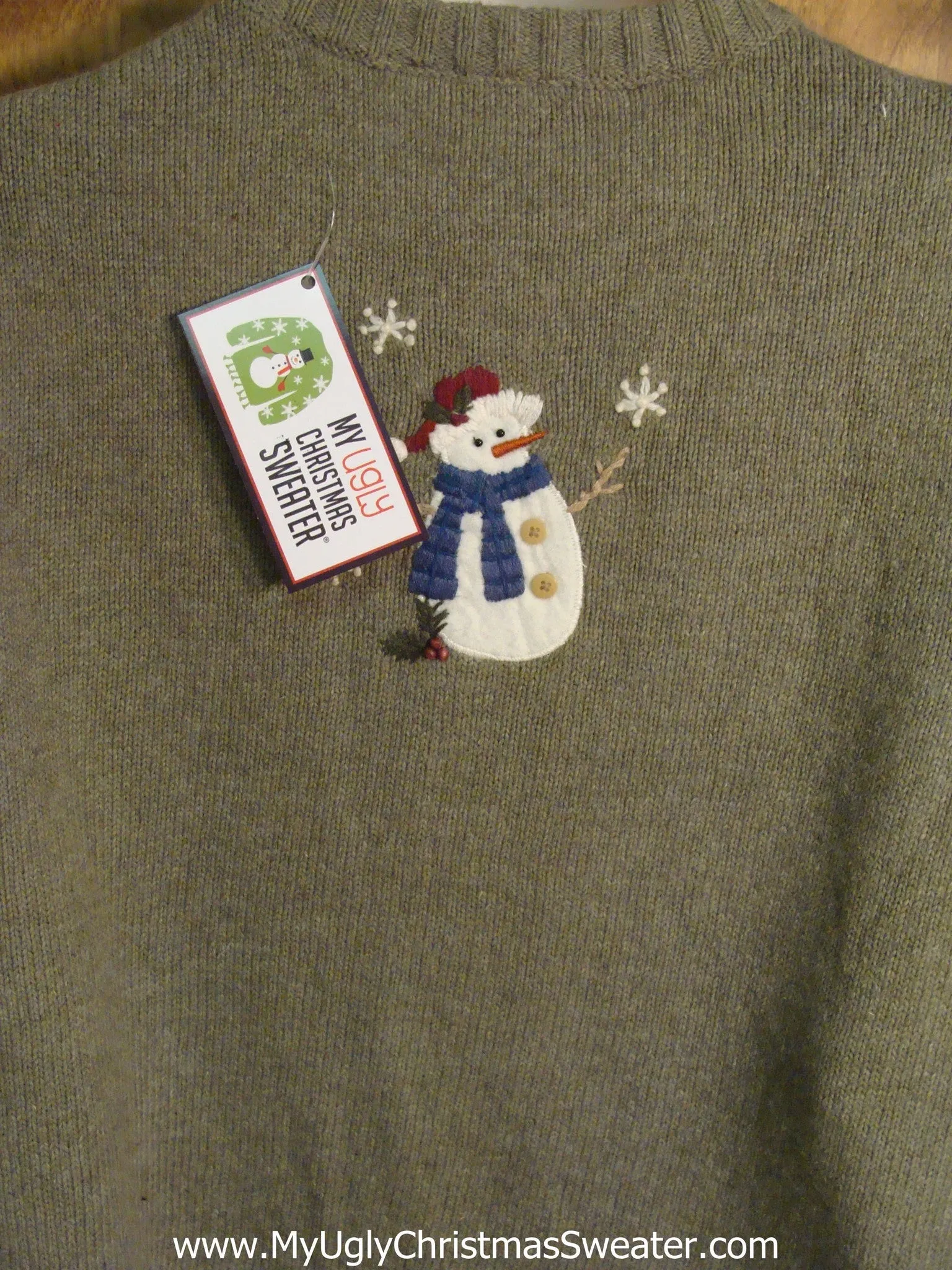 SNOW Cheesy Christmas Sweater