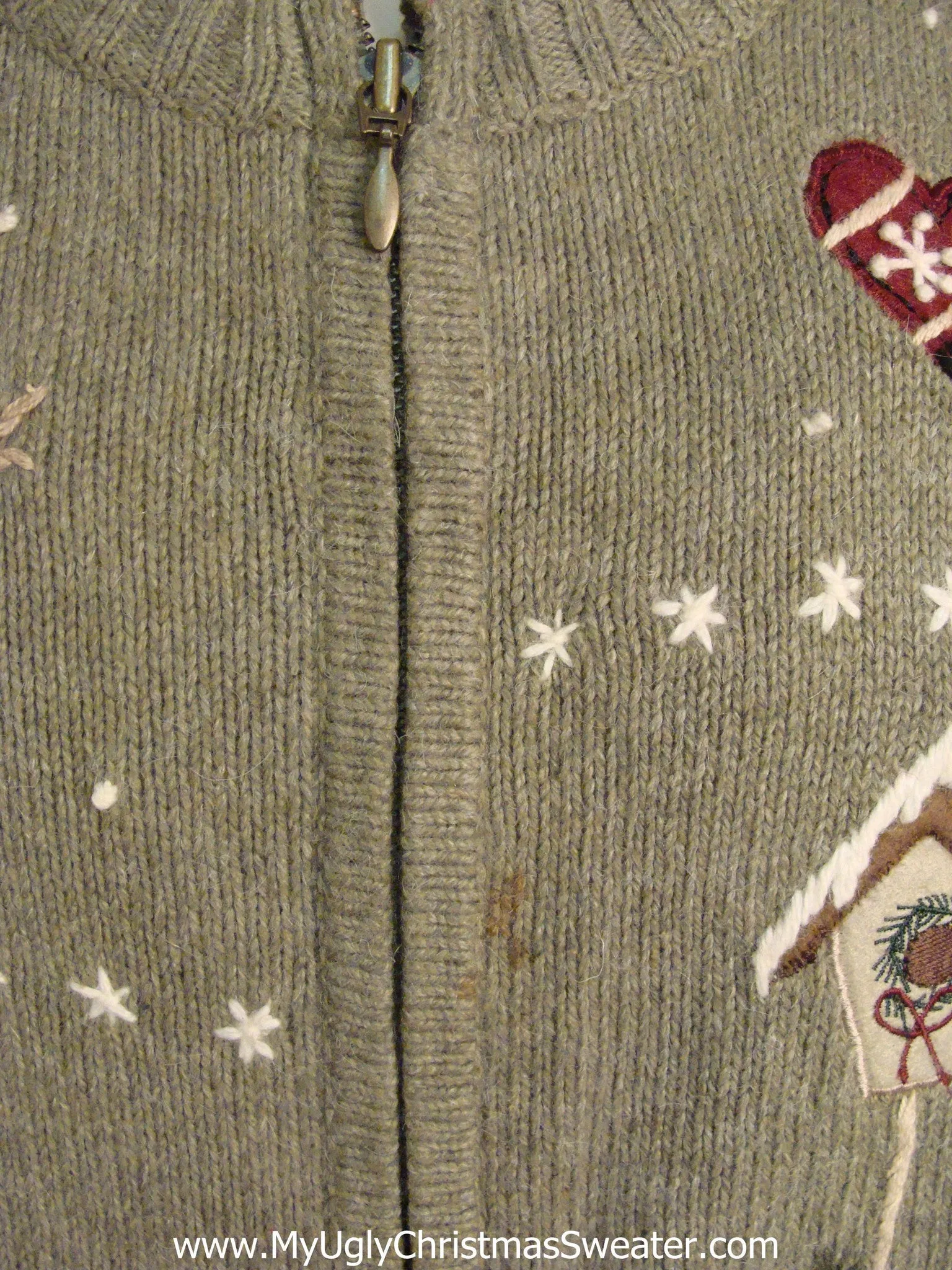 SNOW Cheesy Christmas Sweater