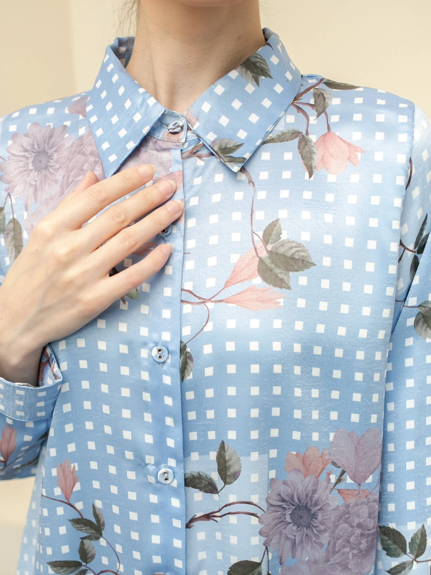 Soera Satin Tunic Shirt