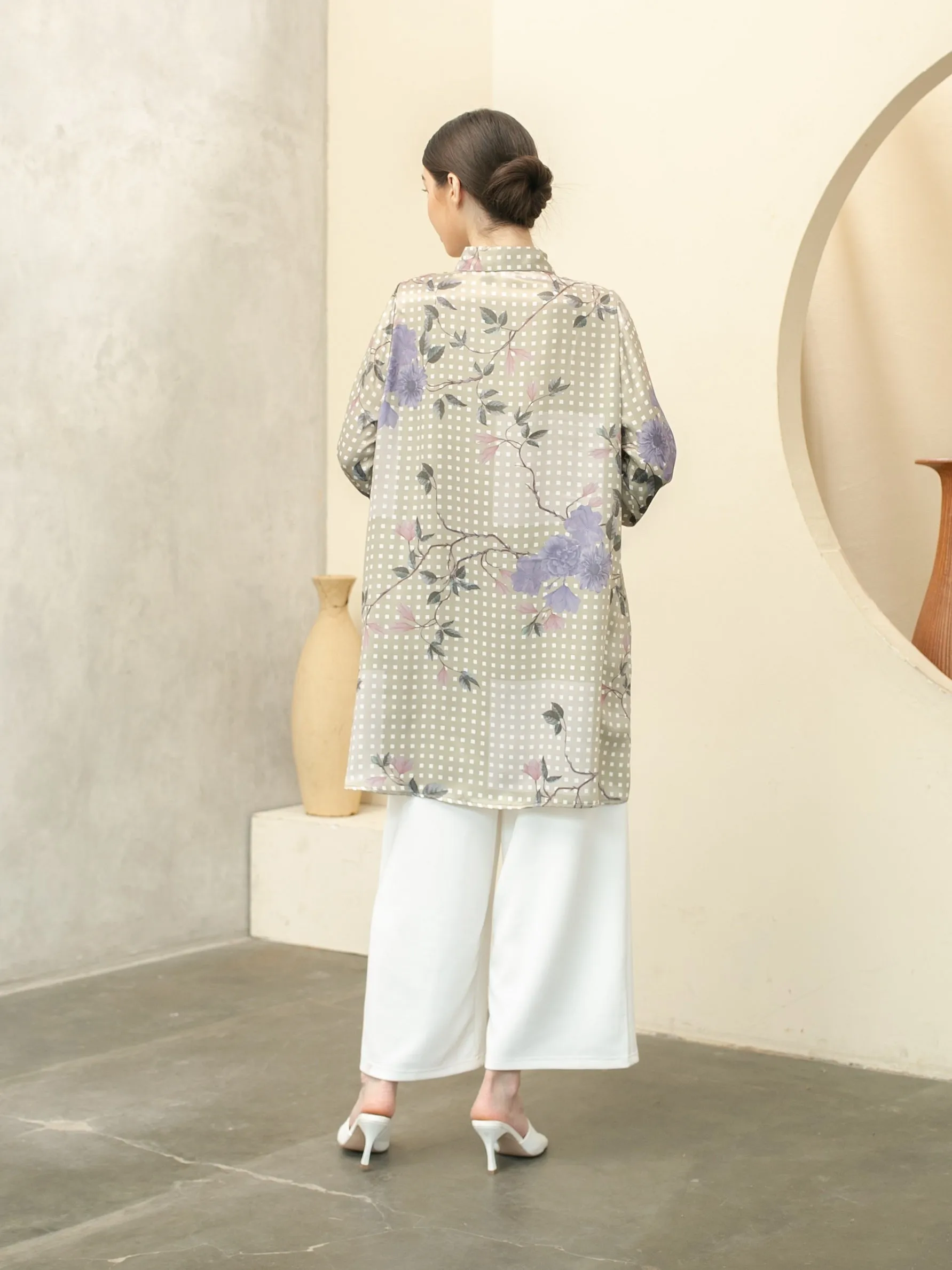 Soera Satin Tunic Shirt