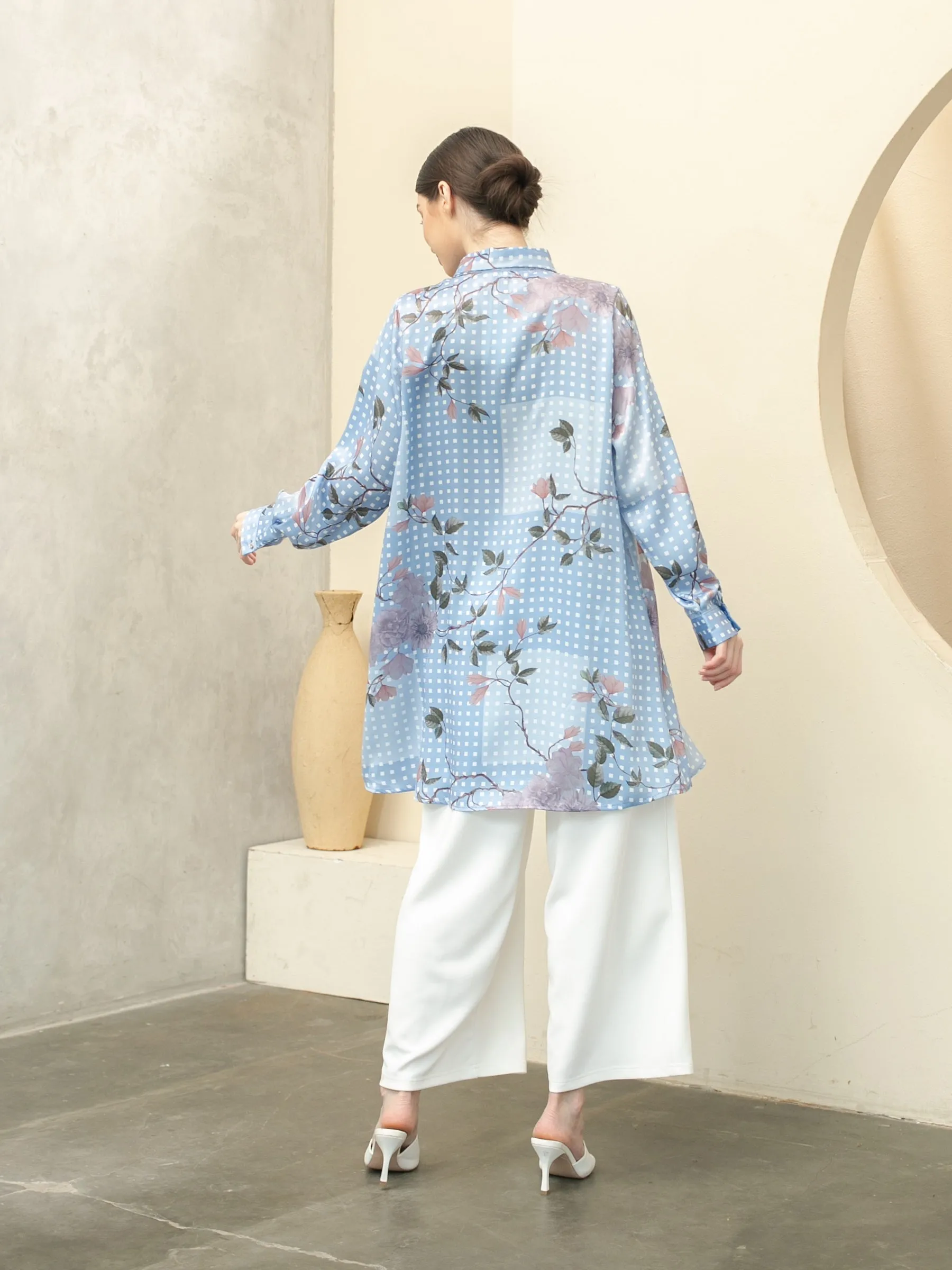 Soera Satin Tunic Shirt