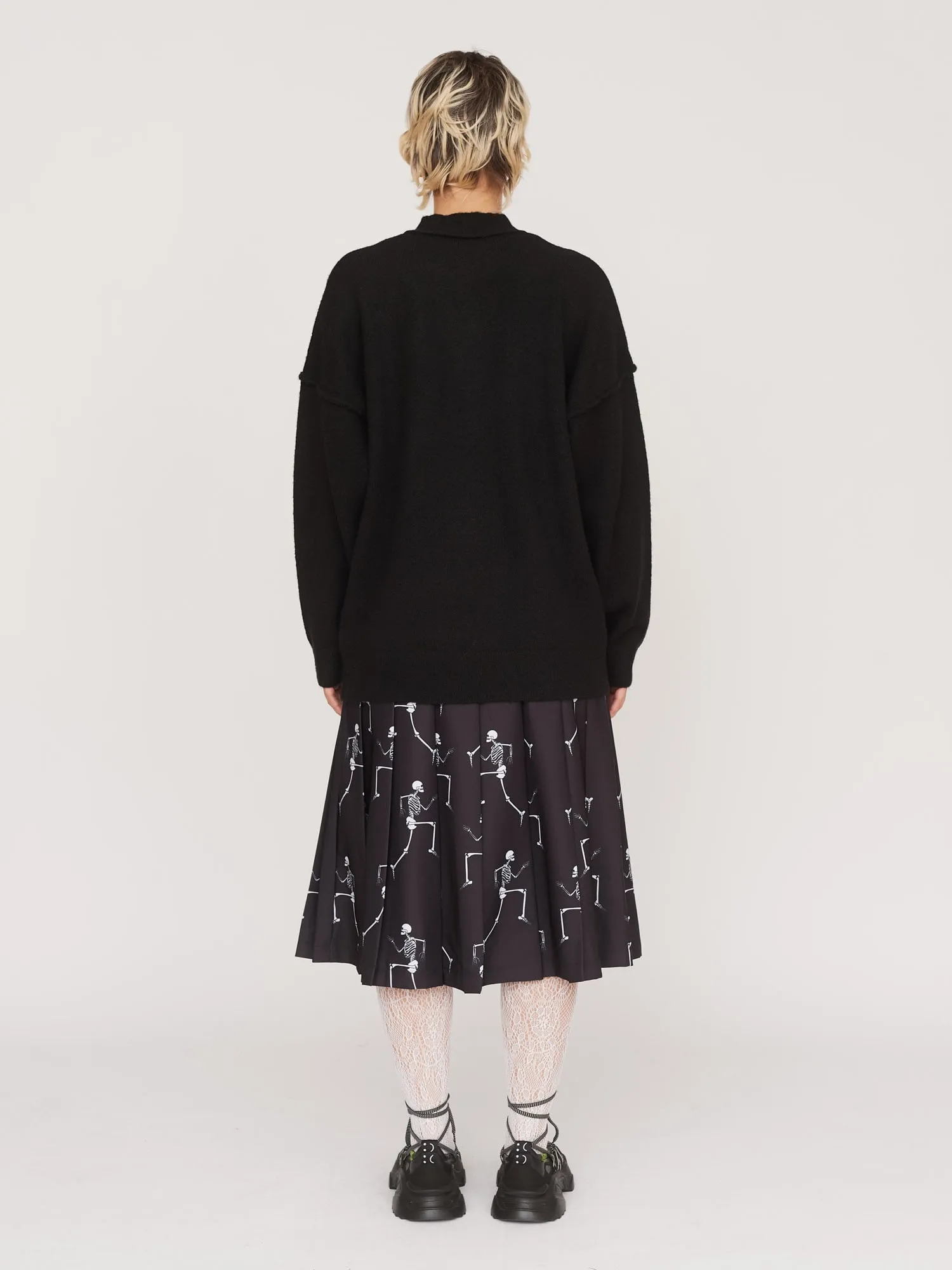 Spray Smile Reversible Knit Jumper