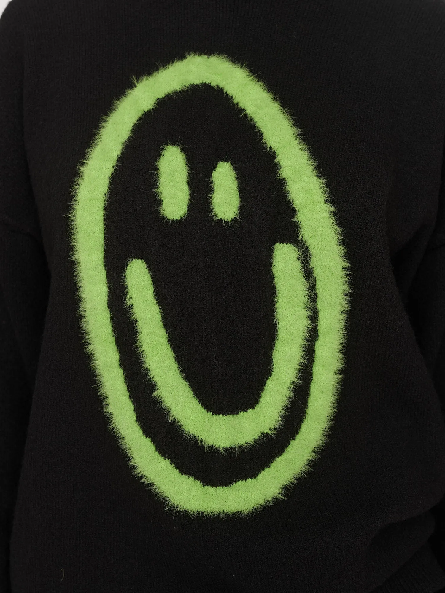 Spray Smile Reversible Knit Jumper