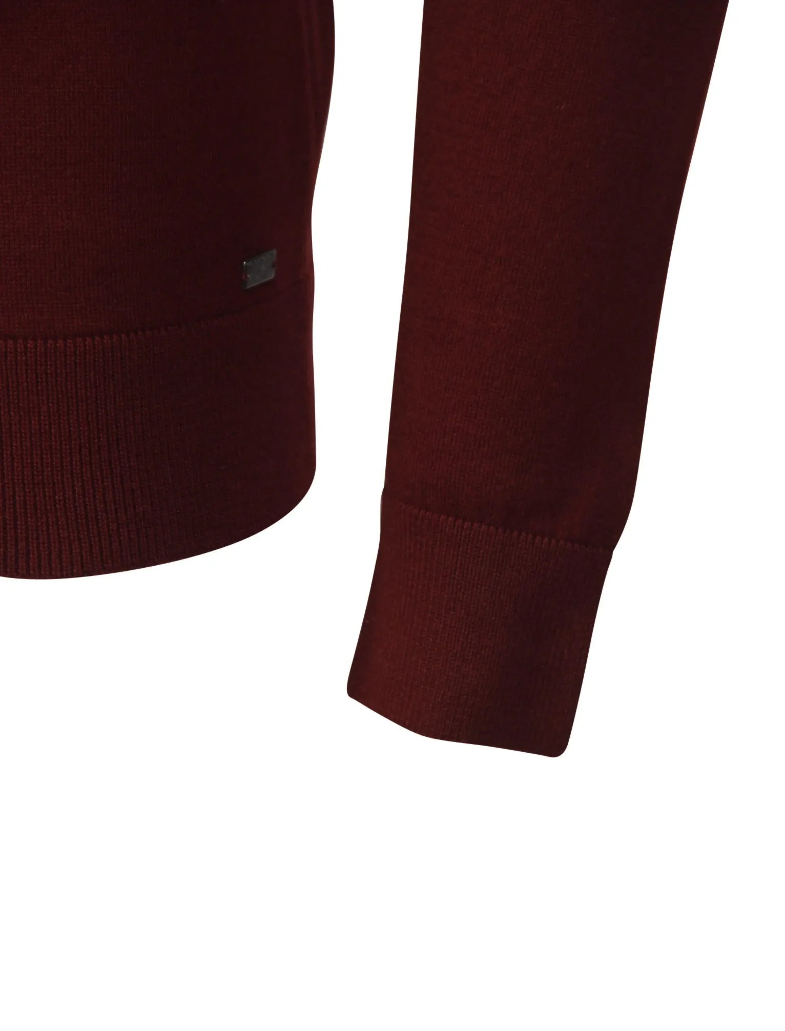 Stirling Long Sleeve Polo Shirt in Oxblood - Kensington Eastside