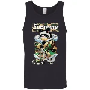 Supreme Panda Kung Fu T-shirt Men Cotton Tank