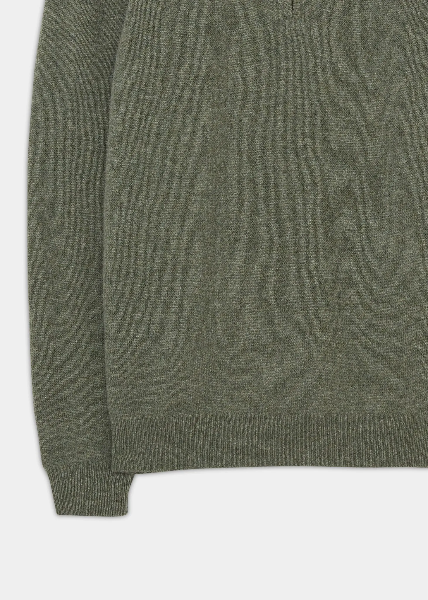 Sutherland Lambswool 1/4 Zip Jumper in Landscape - Regular Fit