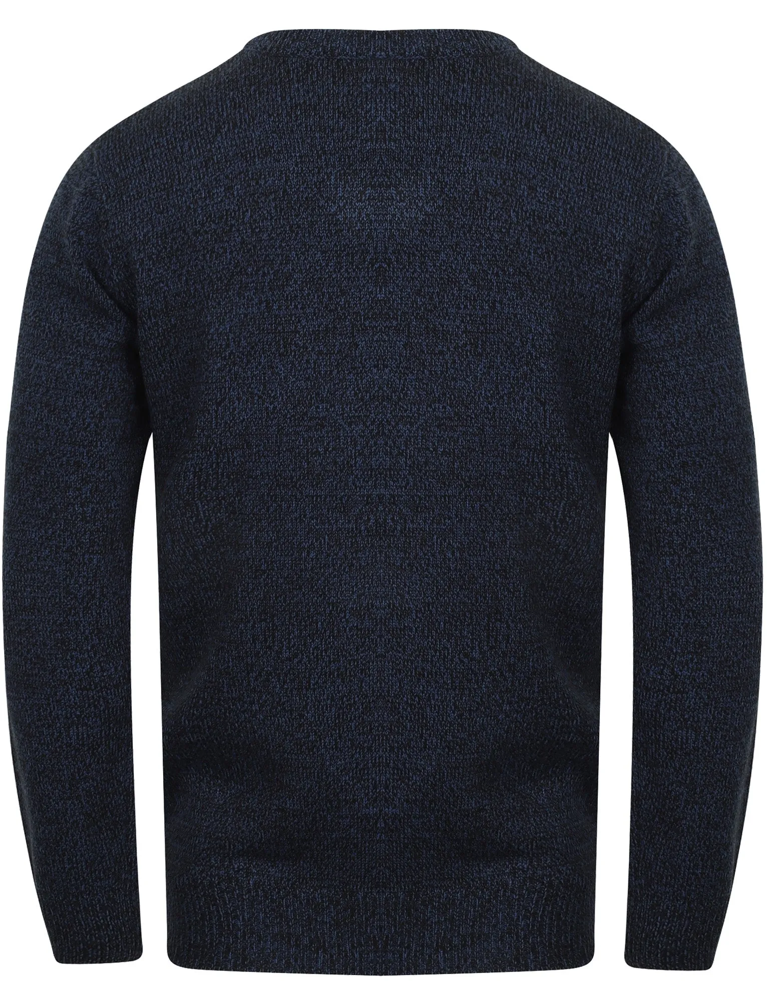 Tangled Novelty Christmas Jumper In Sapphire / Black - Season's Greetings