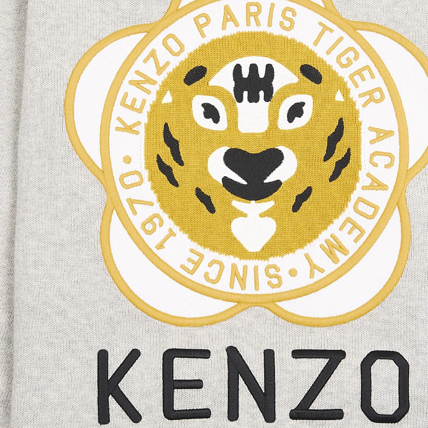 Tiger Academy Sweater | Pale Grey