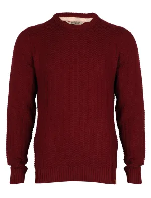 Tokyo Laundry Jay Textured Knit Jumper in red