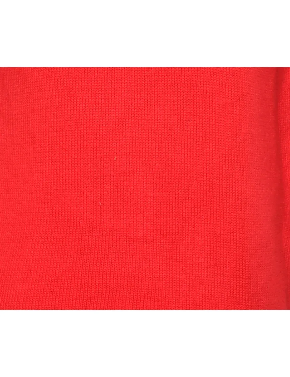 Tommy Hilfiger Quarter Zip Jumper - M