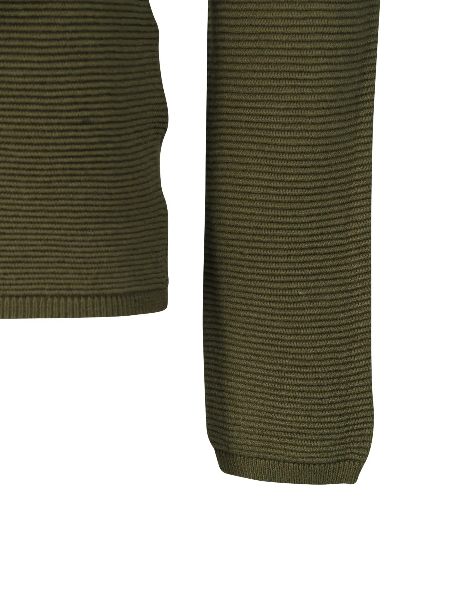 Tymon Ripple Stitch Jumper in Amazon Khaki - Tokyo Laundry