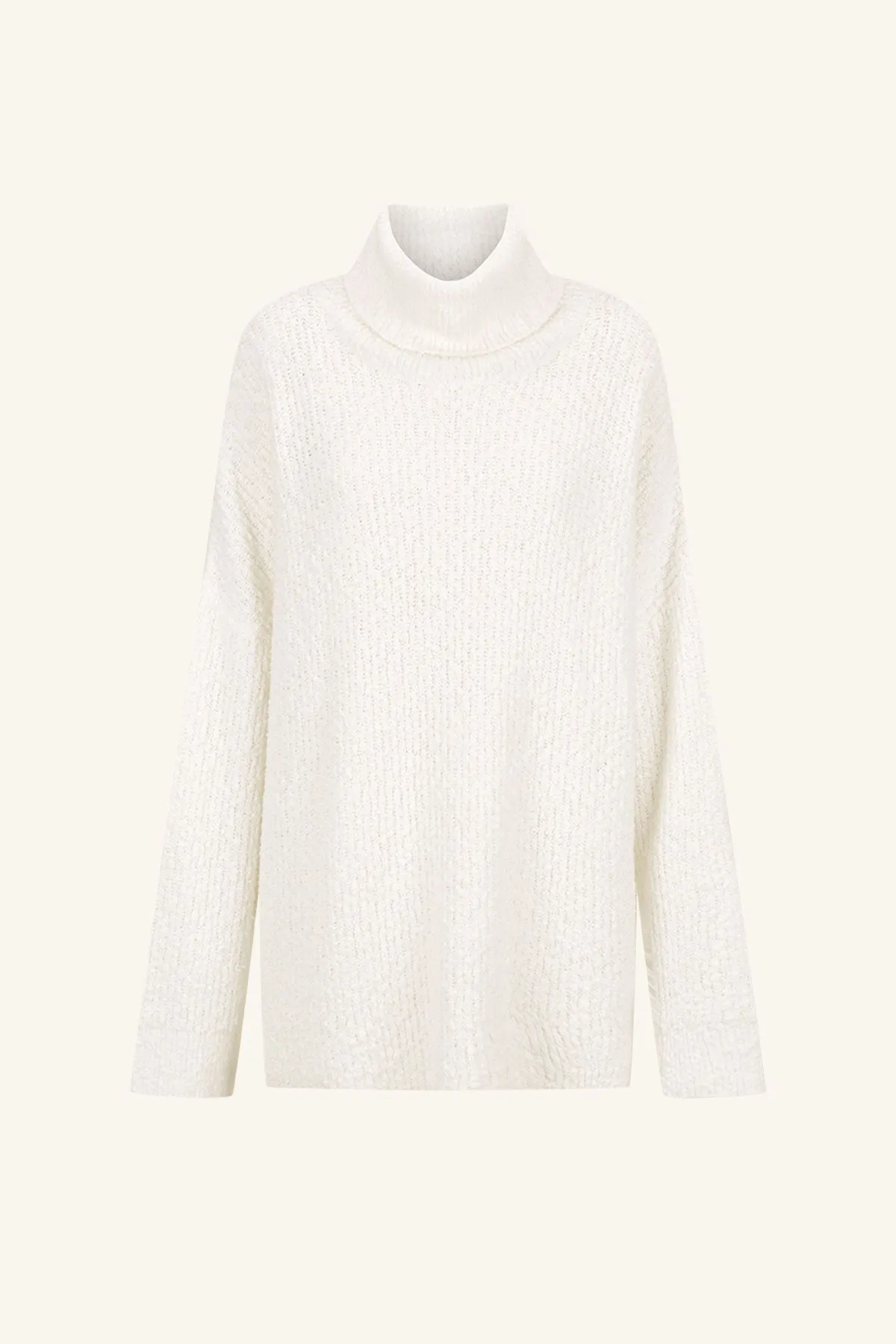 VAIANA ROLL NECK JUMPER - IVORY