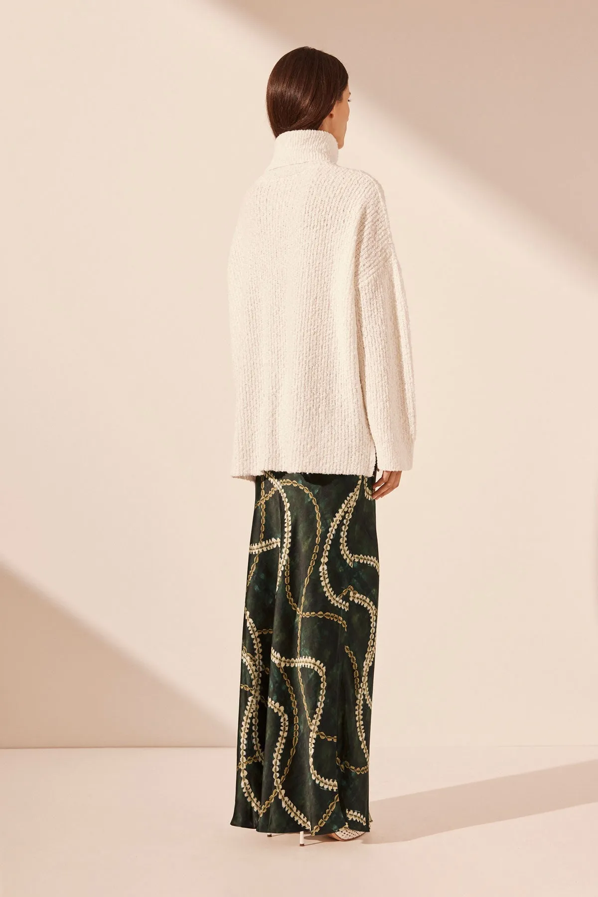 VAIANA ROLL NECK JUMPER - IVORY