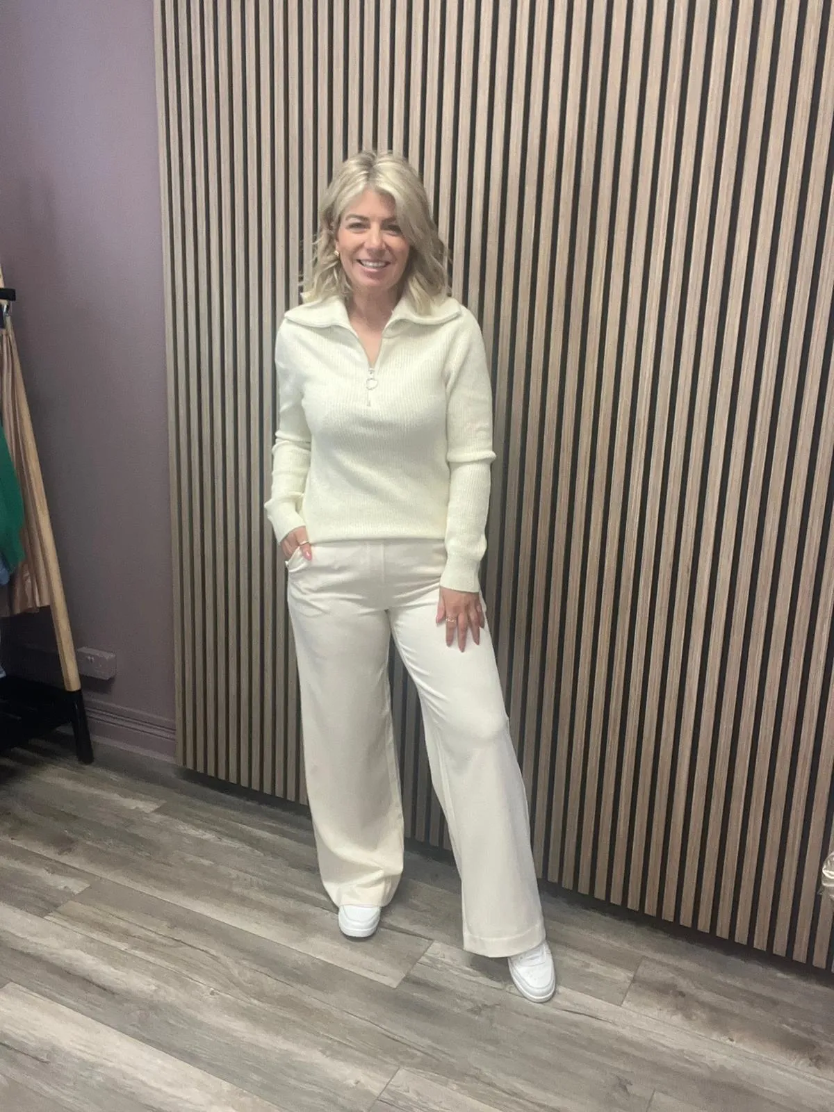 VERONICA ZIP JUMPER (BIRCH)