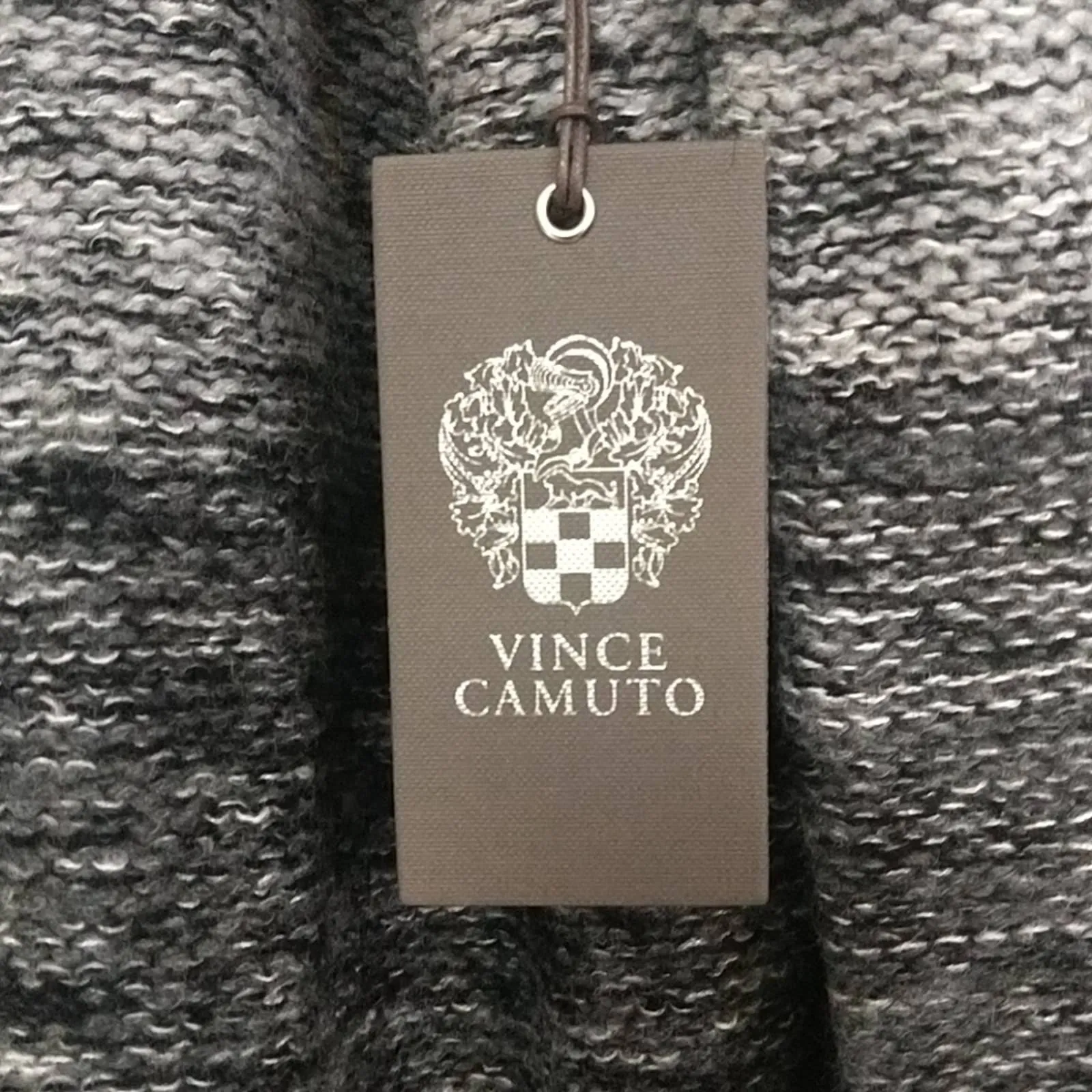 Vince Camuto Bubble Sleeve Ombre Sweater Oversize Large