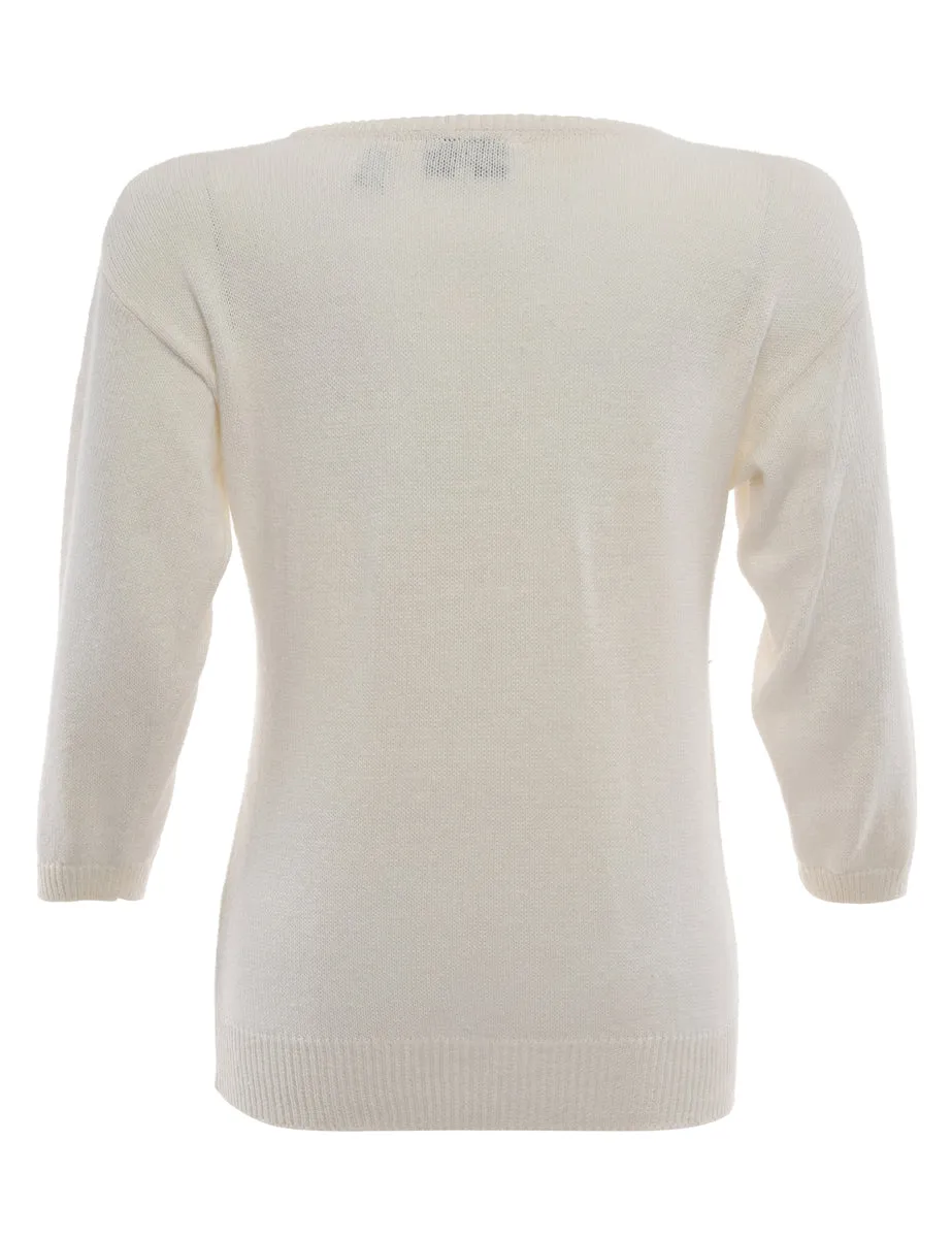 White Jumper - S