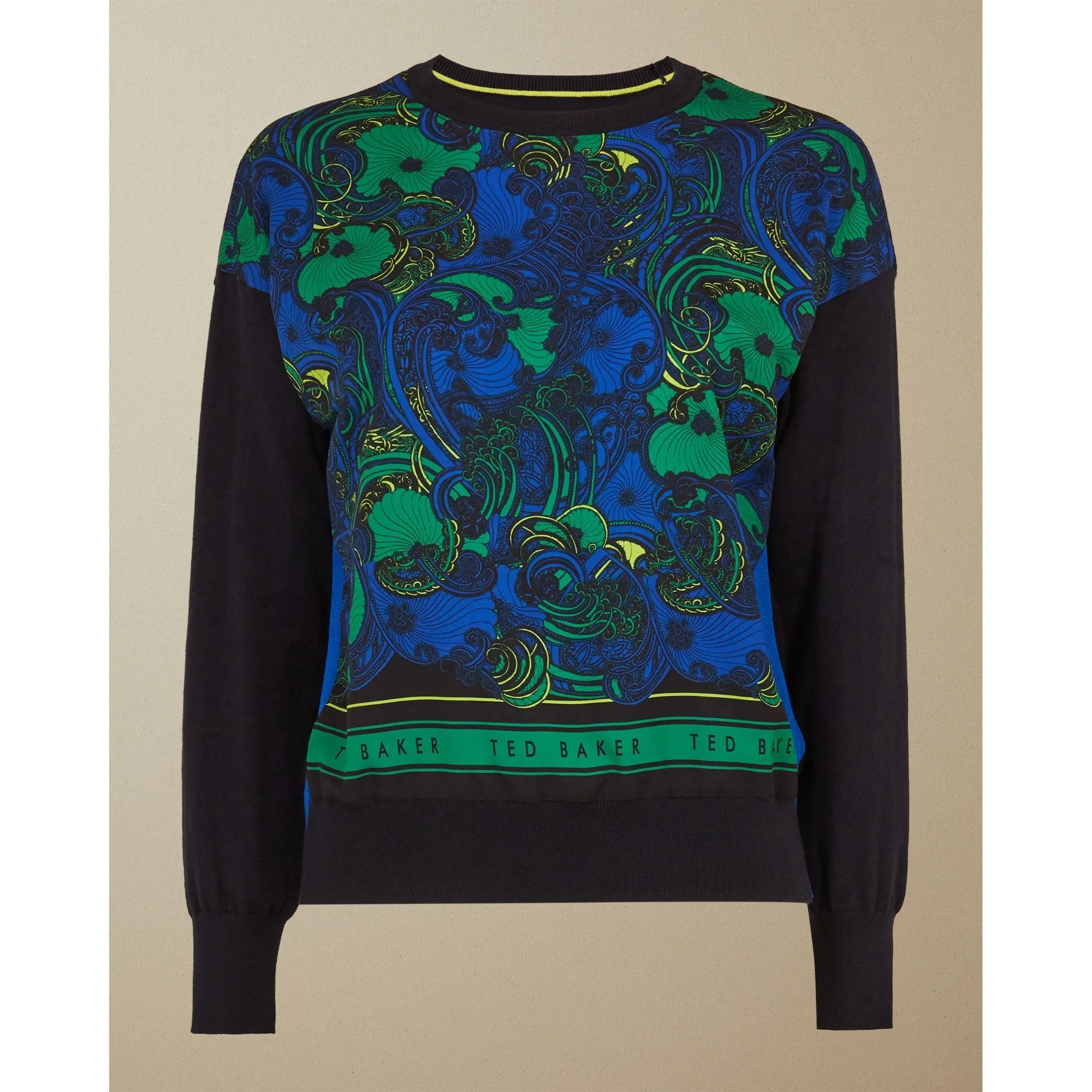Women Bekii-Wh2W-Stargaze Woven Front Jumper - Dark-Blue