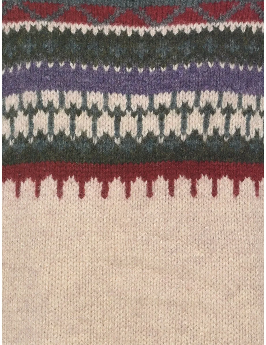 Wool Nordic Jumper - M