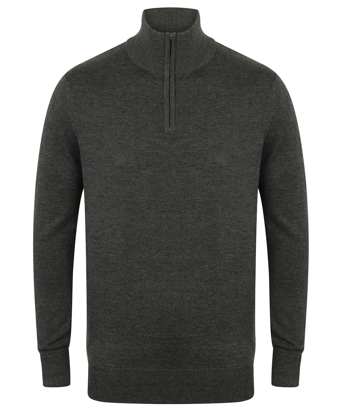 zip jumper | Grey Marl