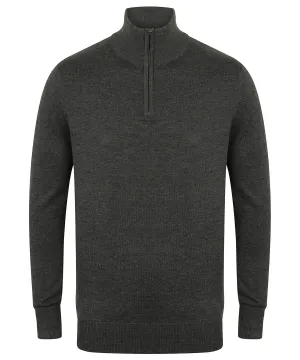 zip jumper | Grey Marl